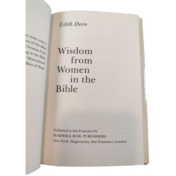 Wisdom from Women in the Bible - Edith Dean 1978-Christian Faith - Picture 12 of 12